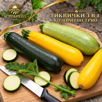 Тиквички 3 в 1 - Колоритно Трио