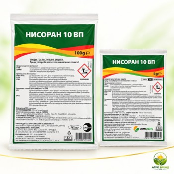 НИСОРАН 10 ВП – акарицид срещу яйца, ларви и нимфи на акарите